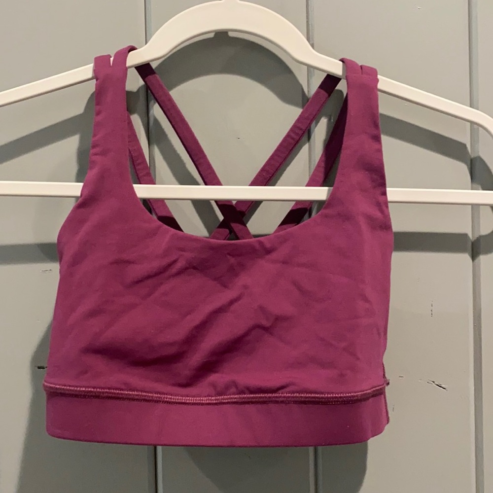 Maroon Lululemon Sports bra